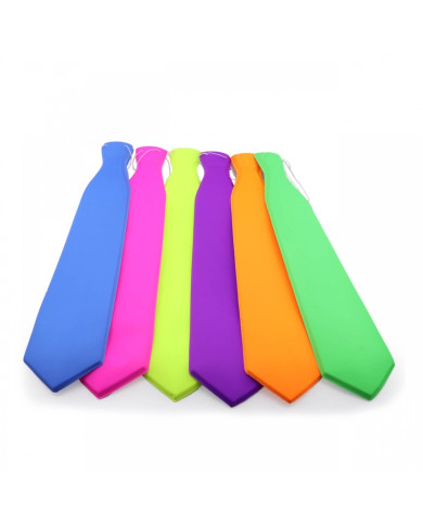 Corbata Neón Lisa X 12